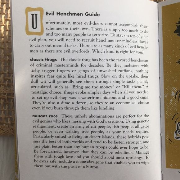 How To Be A Villain (Evil Laughs Secret Lairs) GUC - Picture 10 of 16